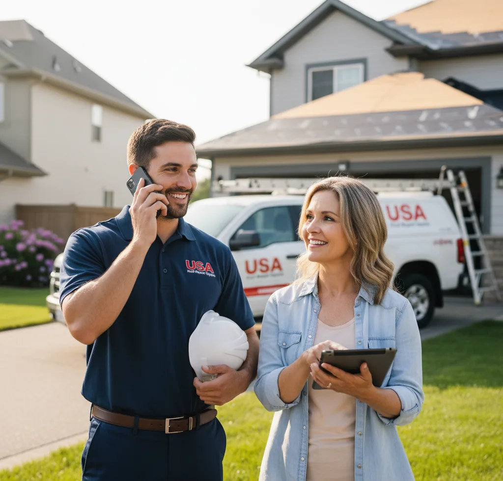 USA Roof Repair Experts customer support in Hagaman